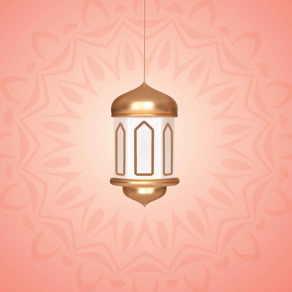 Free Ramadan 3D Lantern Template