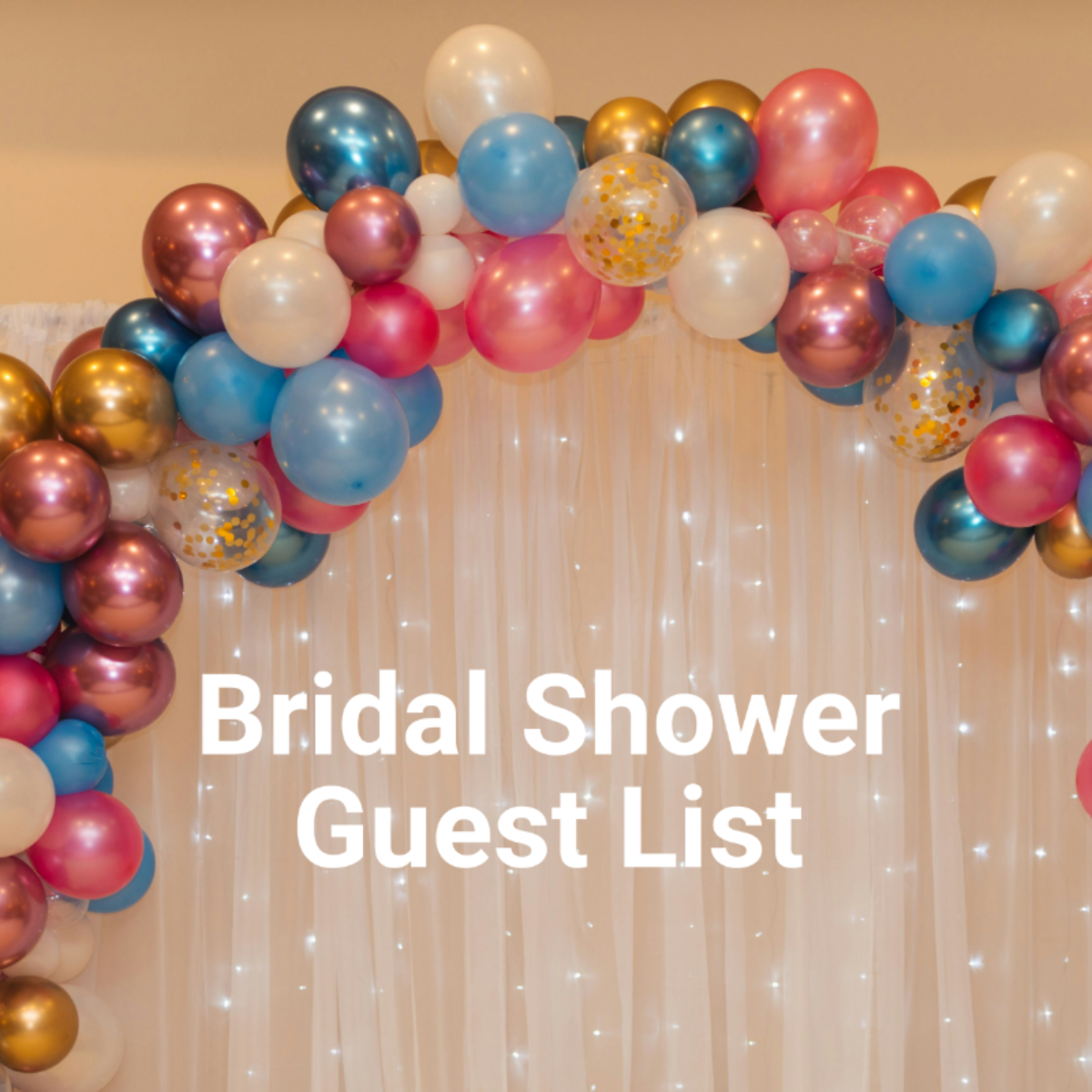 Bridal Shower List Template - Edit Online & Download