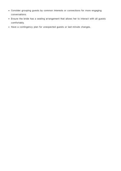 Free Bridal Shower List Template to Edit Online