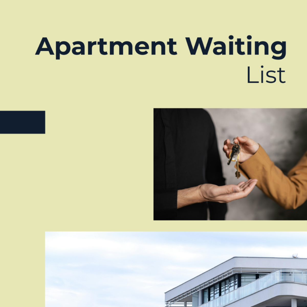 Apartment Waiting List Template