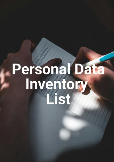 Free Personal Information List Template to Edit Online
