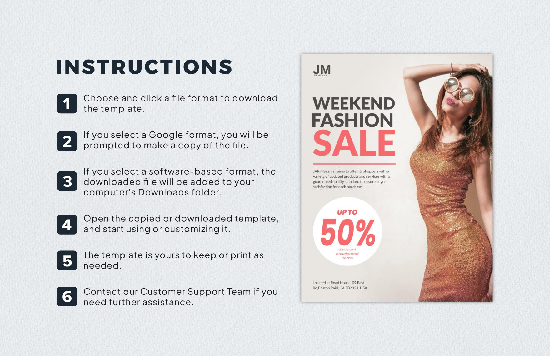 Fashion Sale Flyer Template