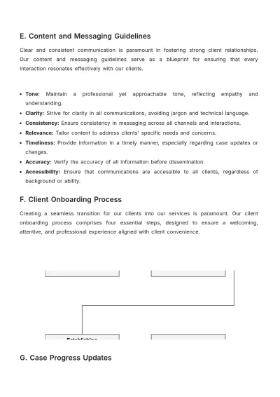 Free Legal Client Communication Plan Template to Edit Online