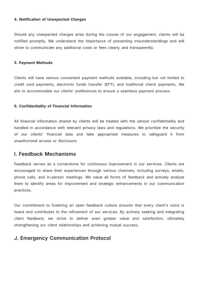 Free Legal Client Communication Plan Template to Edit Online
