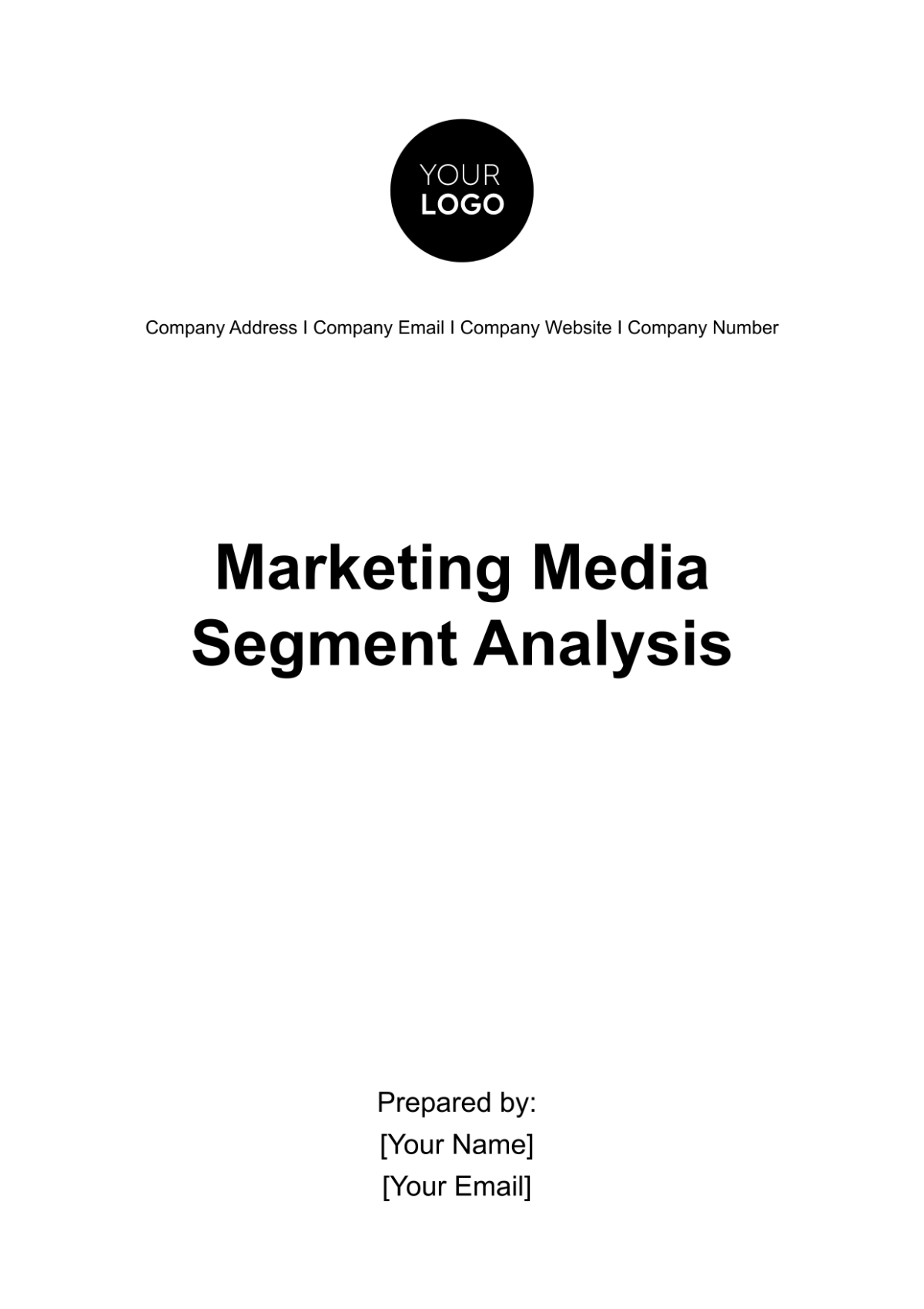 Marketing Media Segment Analysis Template