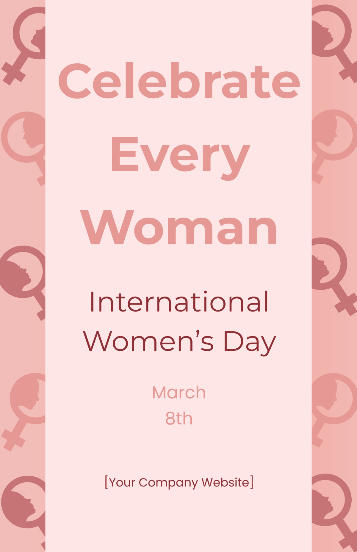 Free International Women’s Day Poster Template
