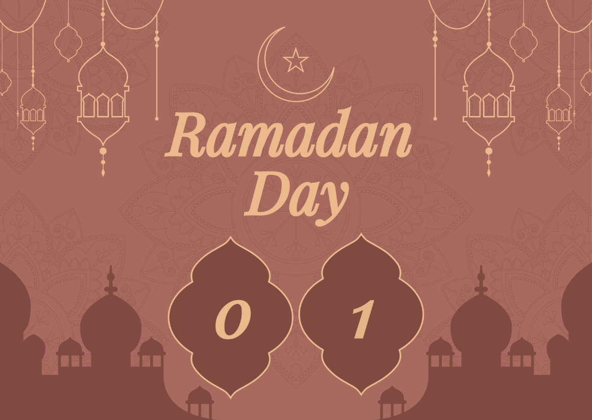 Ramadan Advent Calendar Template Edit Online Download Example