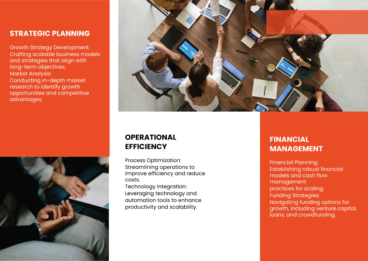 Free Scaling Your Startup Pamphlet Template to Edit Online