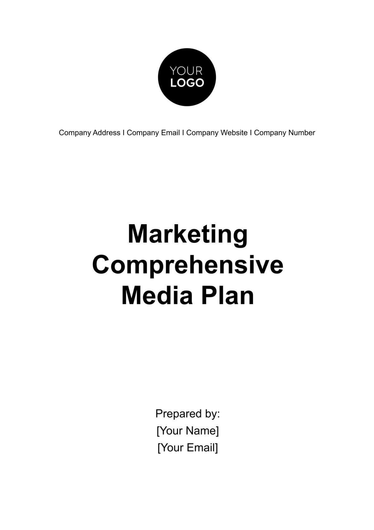 Marketing Comprehensive Media Plan Template - Edit Online & Download