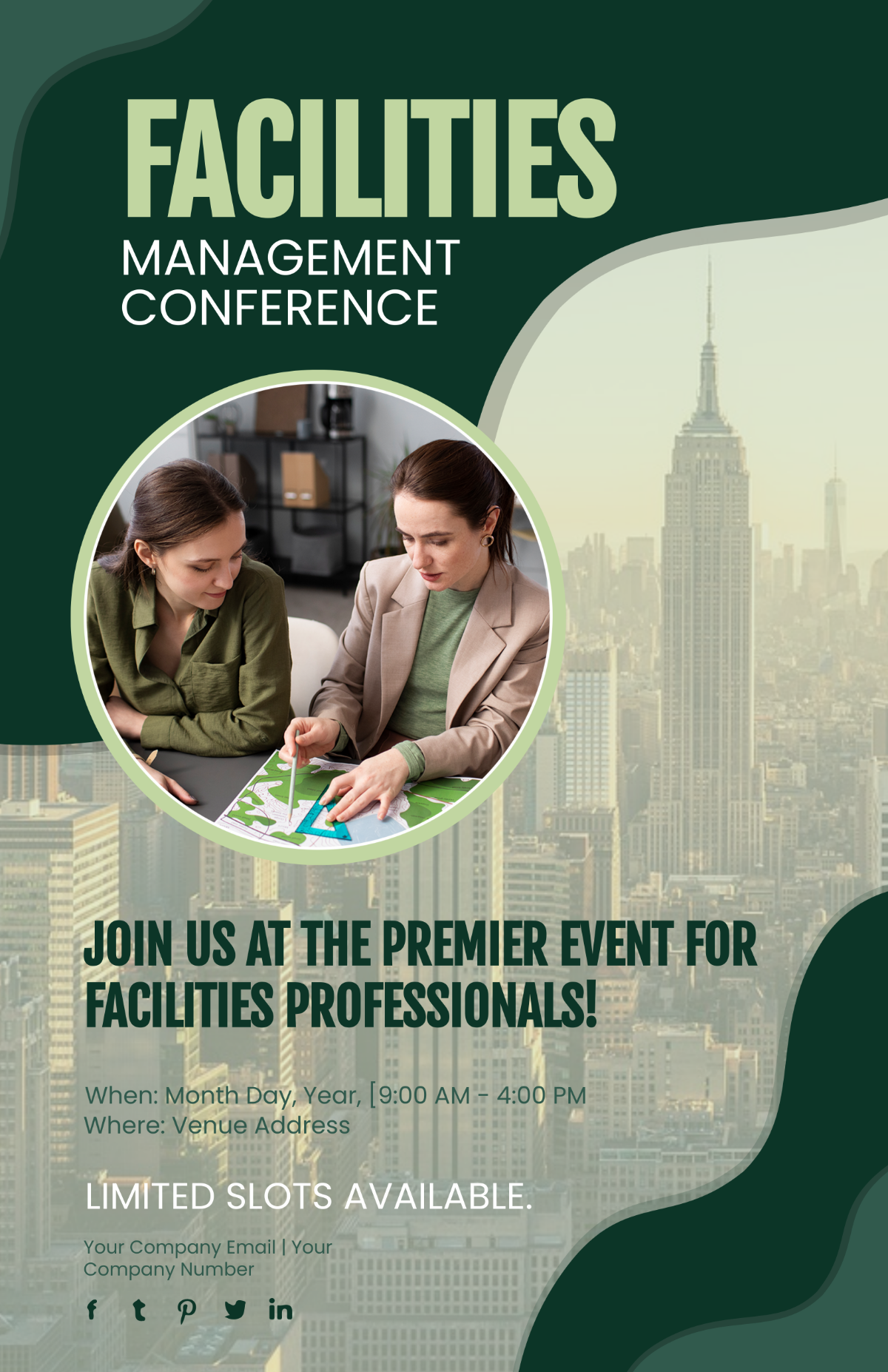 Facilities Management Conference Poster Template