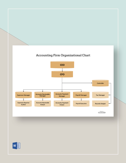 Accounting Organizational Chart Example