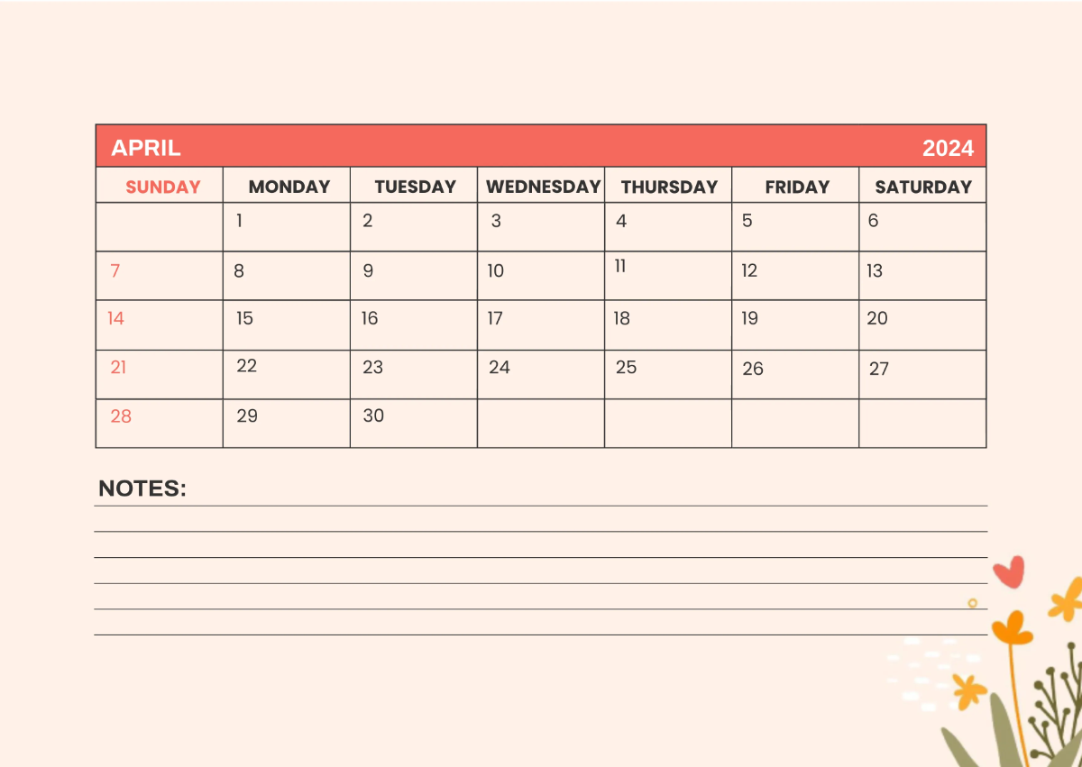 Free Work Schedule Calendar Template to Edit Online