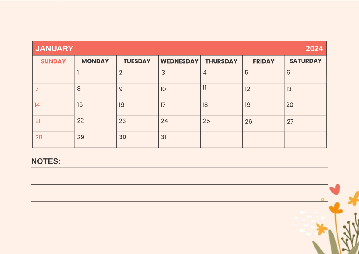 Free Work Schedule Calendar Template