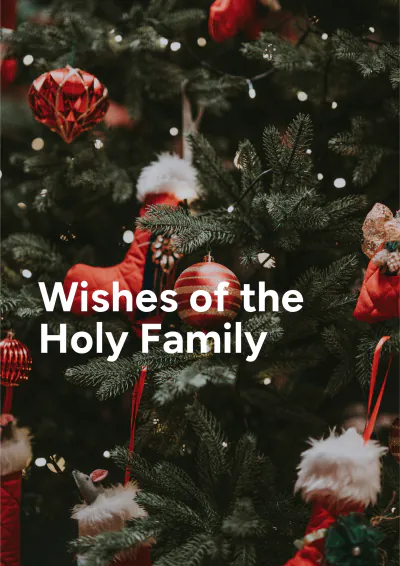 Free Holy Family Christmas Wish List Template to Edit Online