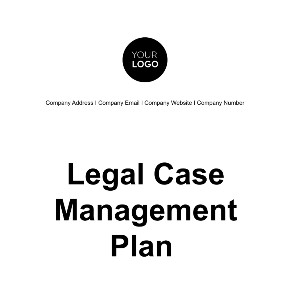 Legal Case Management Plan Template - Edit Online & Download