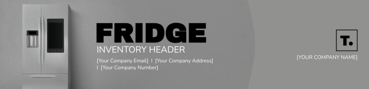Fridge Inventory Header
