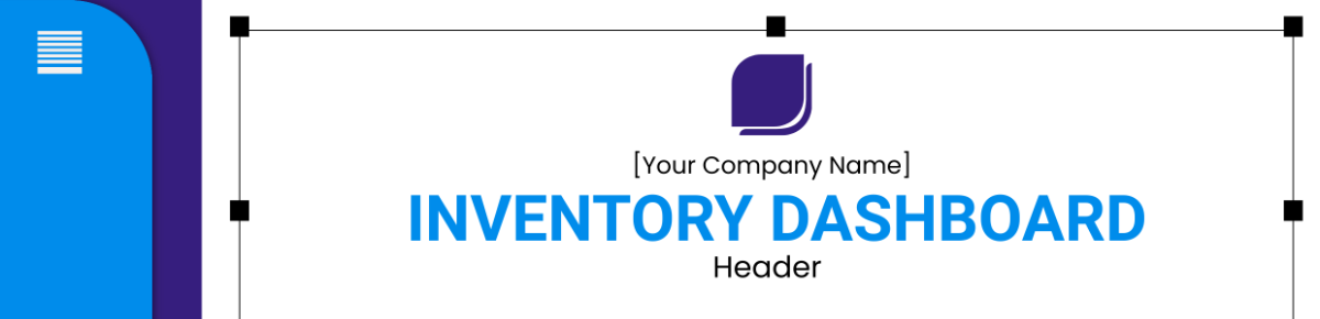 Inventory Dashboard Header Template - Edit Online & Download