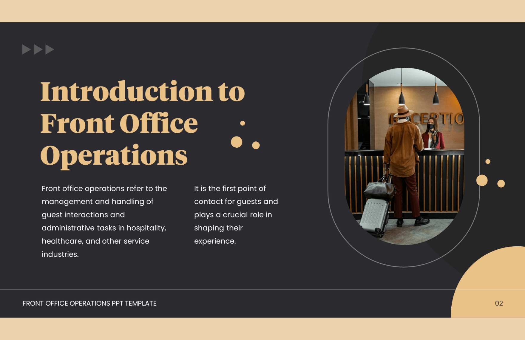 Front Office Operations PPT Template