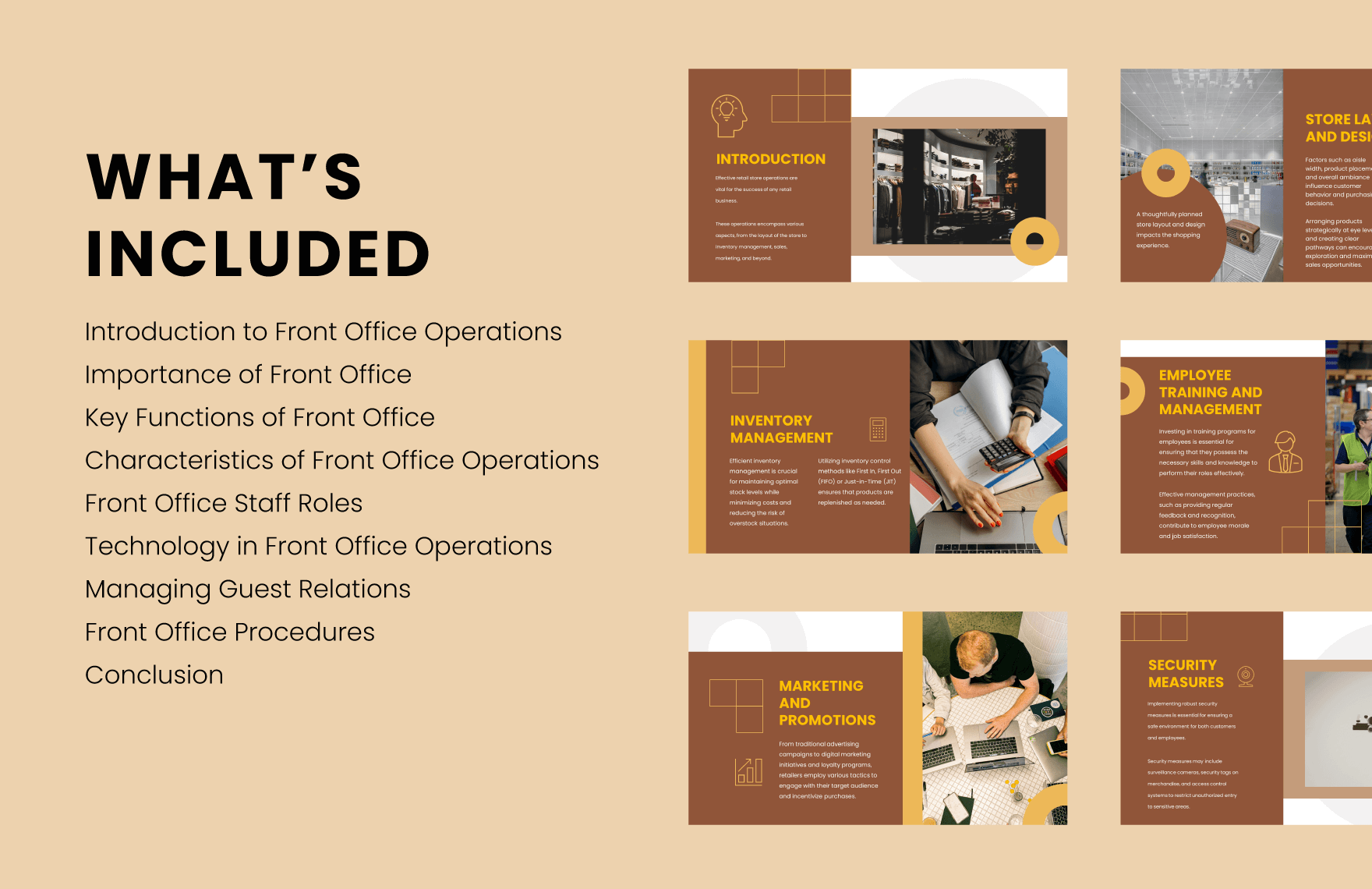 Retail Store Operations PPT Template