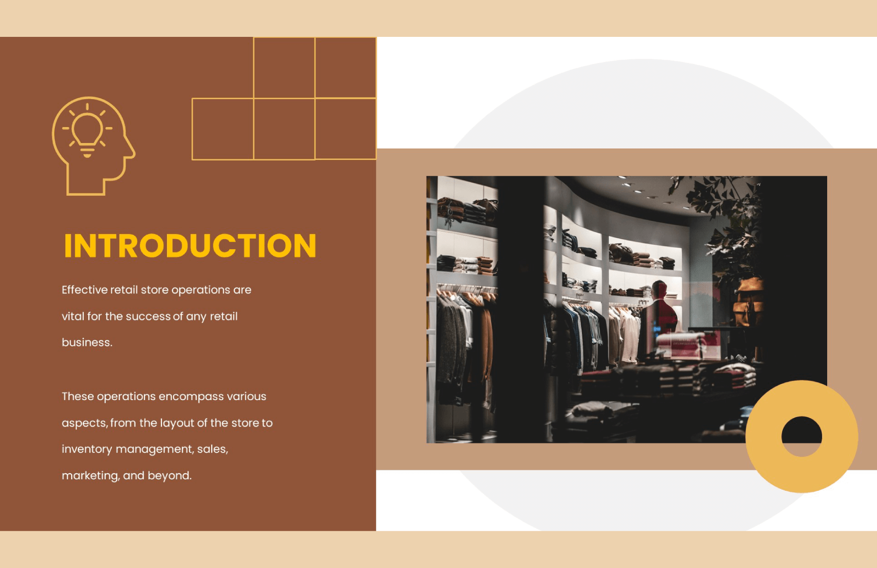 Retail Store Operations PPT Template