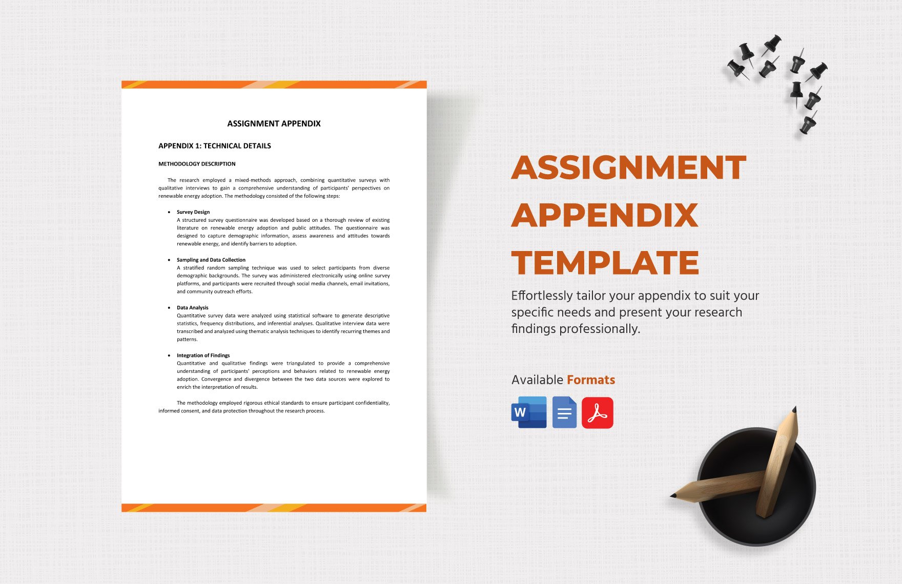 Assignment Appendix Template