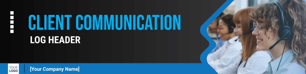 Client Communication Log Header Template
