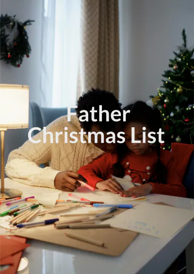 Free Father Christmas List Template to Edit Online