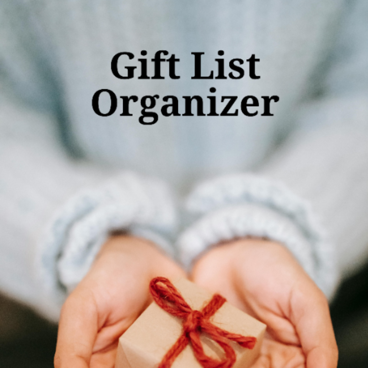 Gift List Organizer Template
