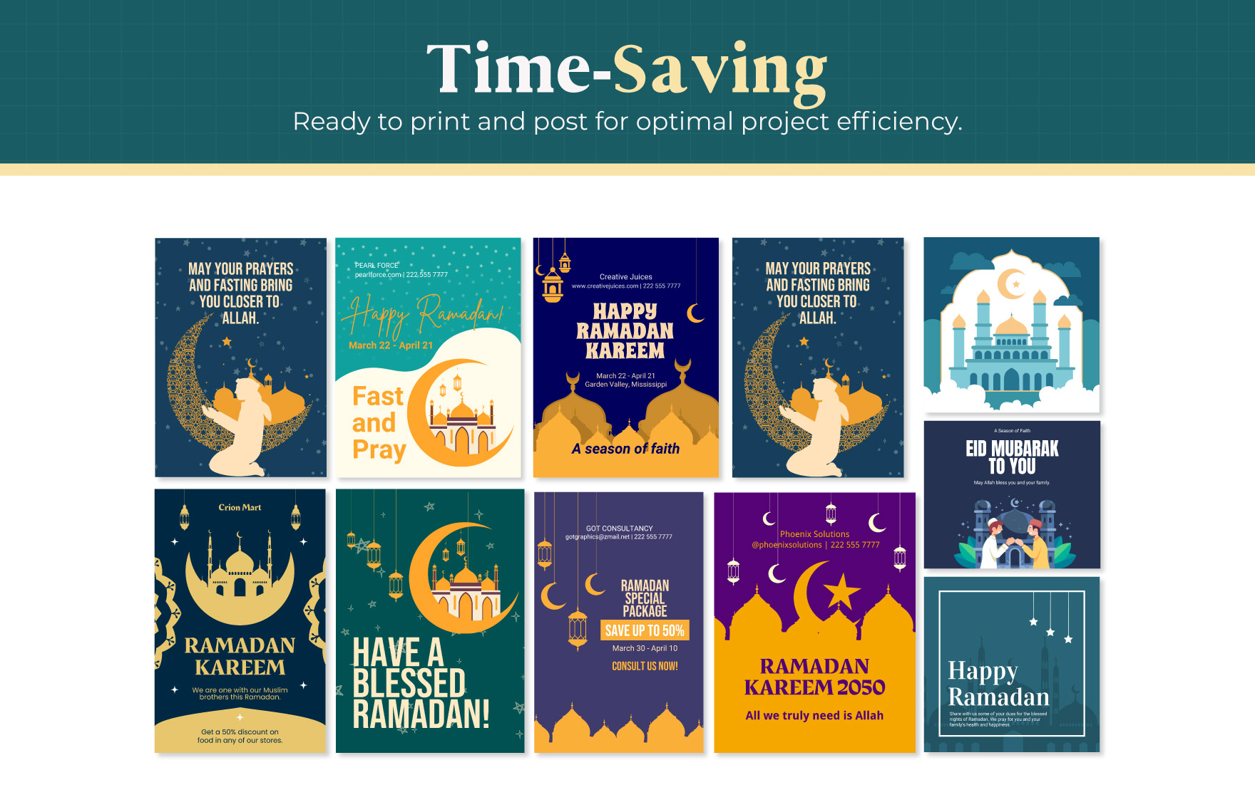 20+ Ramadan Template Bundle
