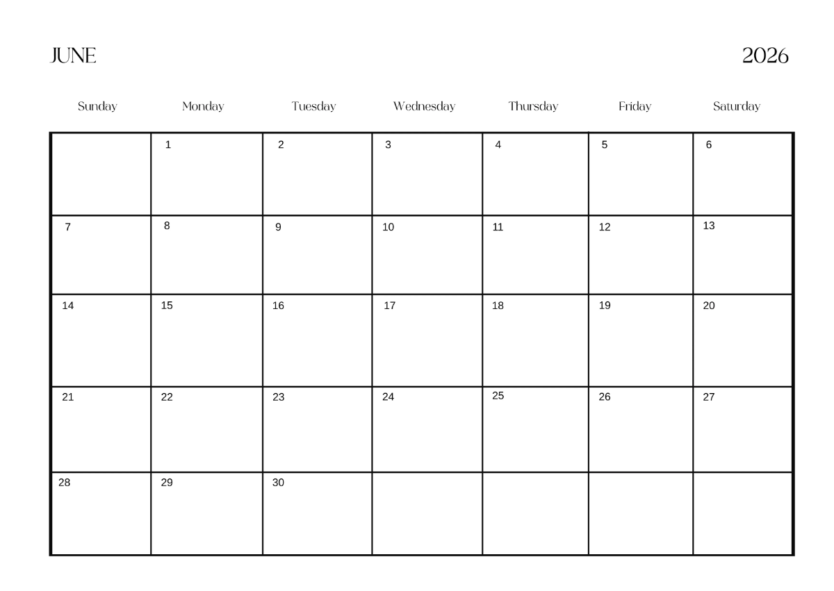 Free Creative Calendar Template to Edit Online