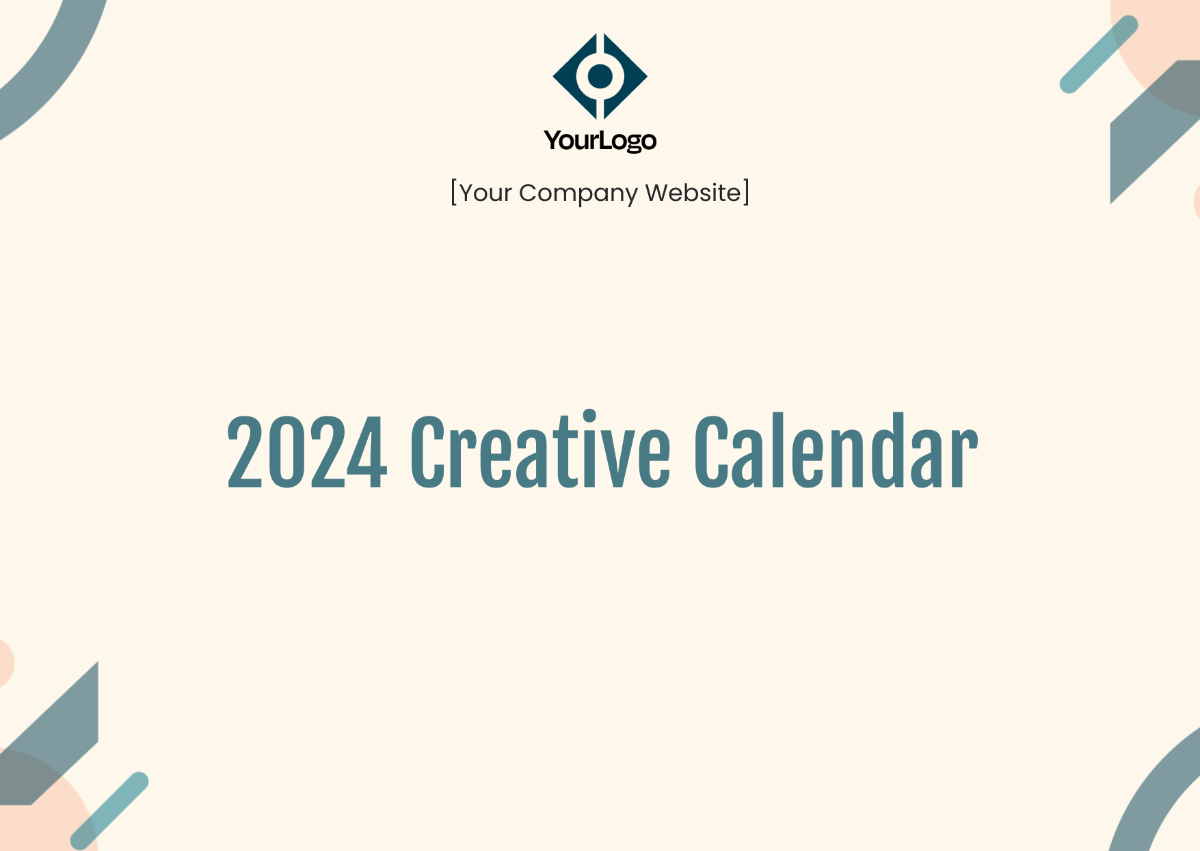 Creative Calendar Template