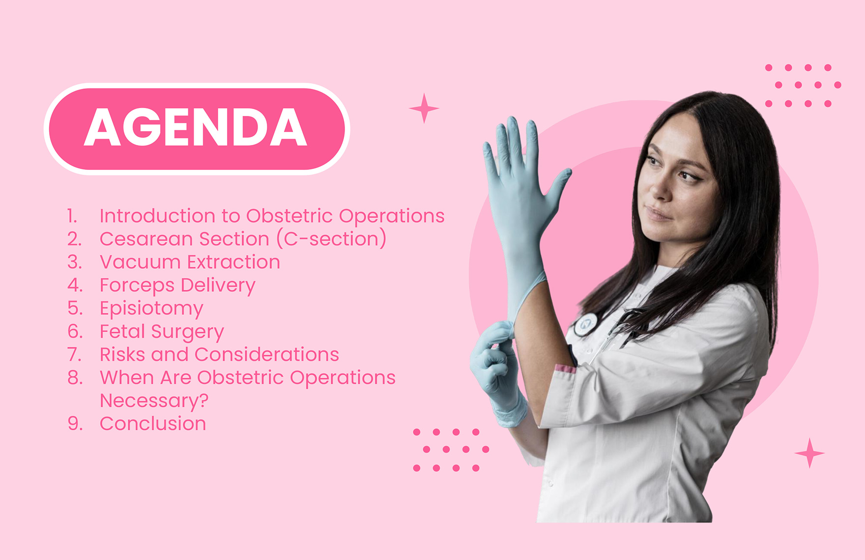Obstetric Operations PPT Template