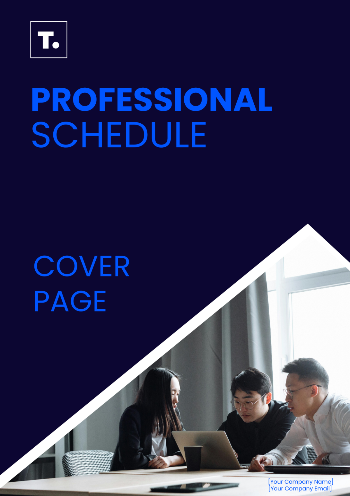 Professional Schedule Cover Page