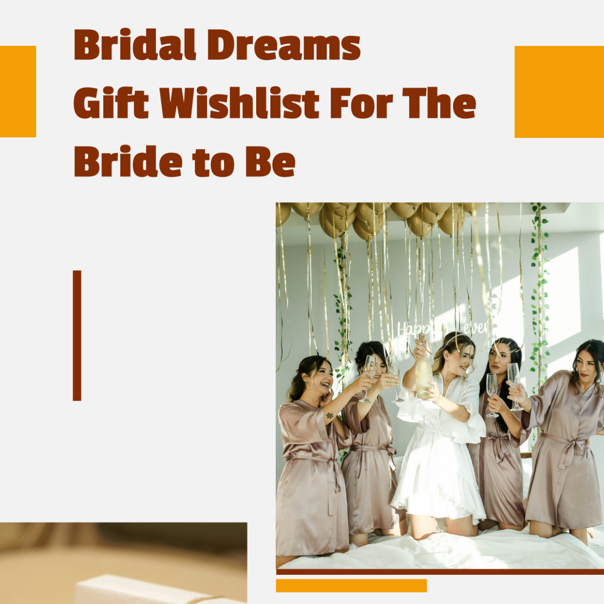 Bridal Shower Gift List Template