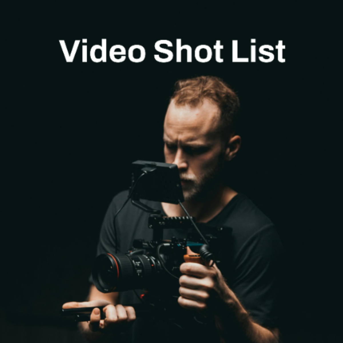 Video Shot List Template