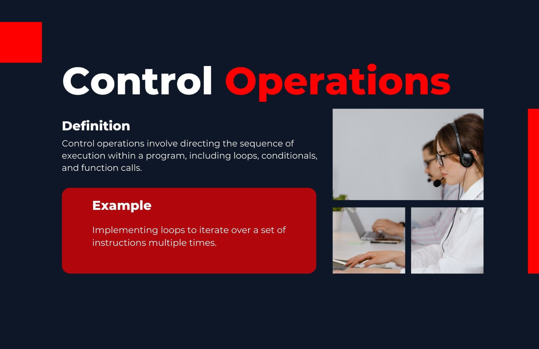 Performing Computer Operations PPT Template