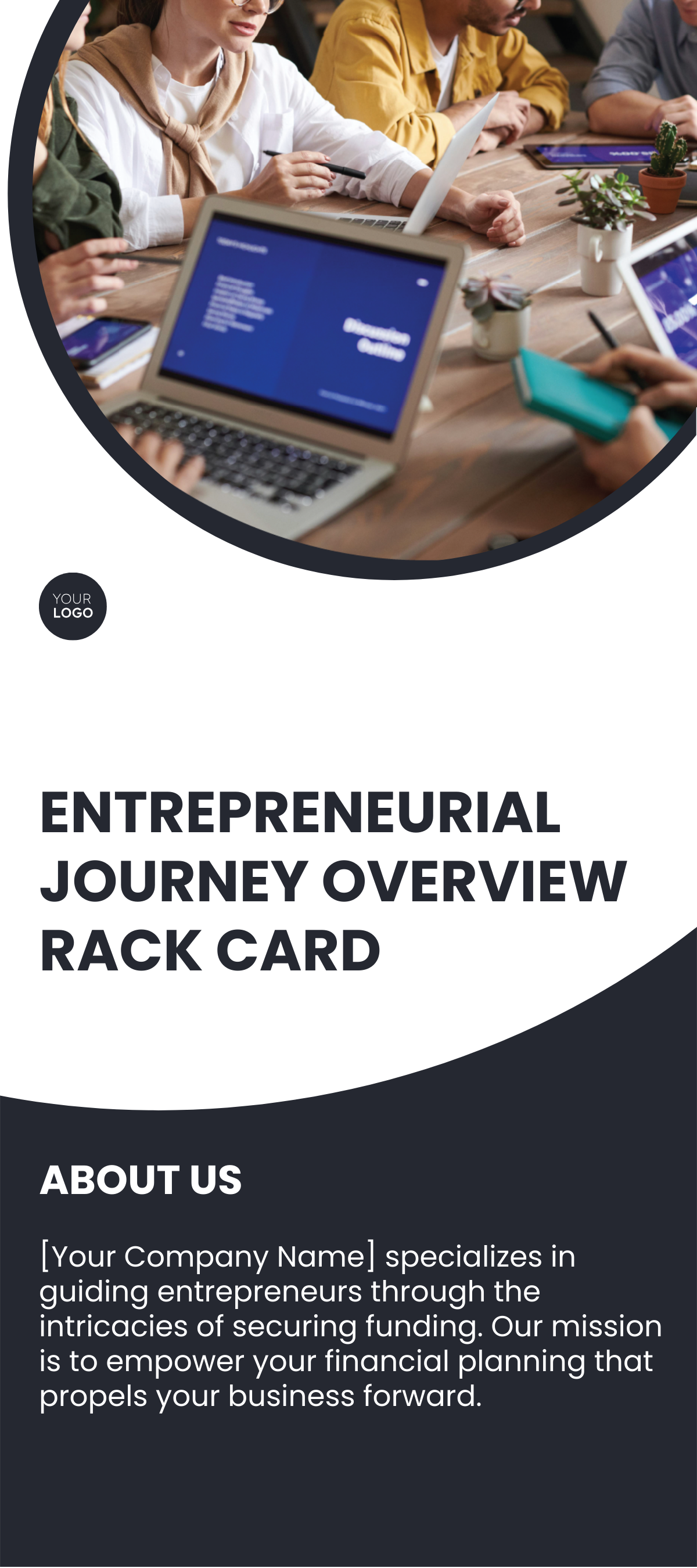 Funding Options and Resources Rack Card Template