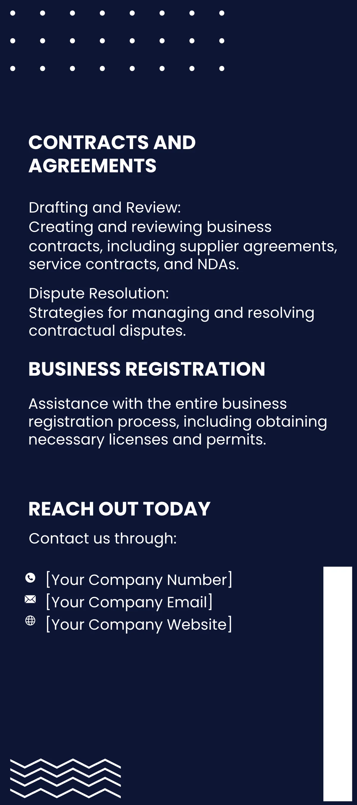 Free Legal Compliance for Startups Rack Card Template to Edit Online