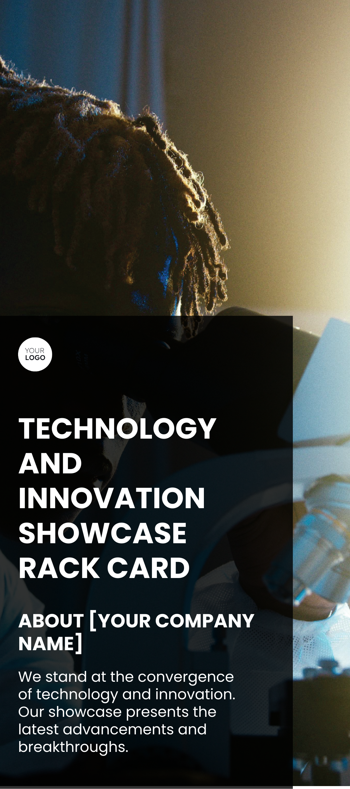 Free Technology and Innovation Showcase Rack Card Template