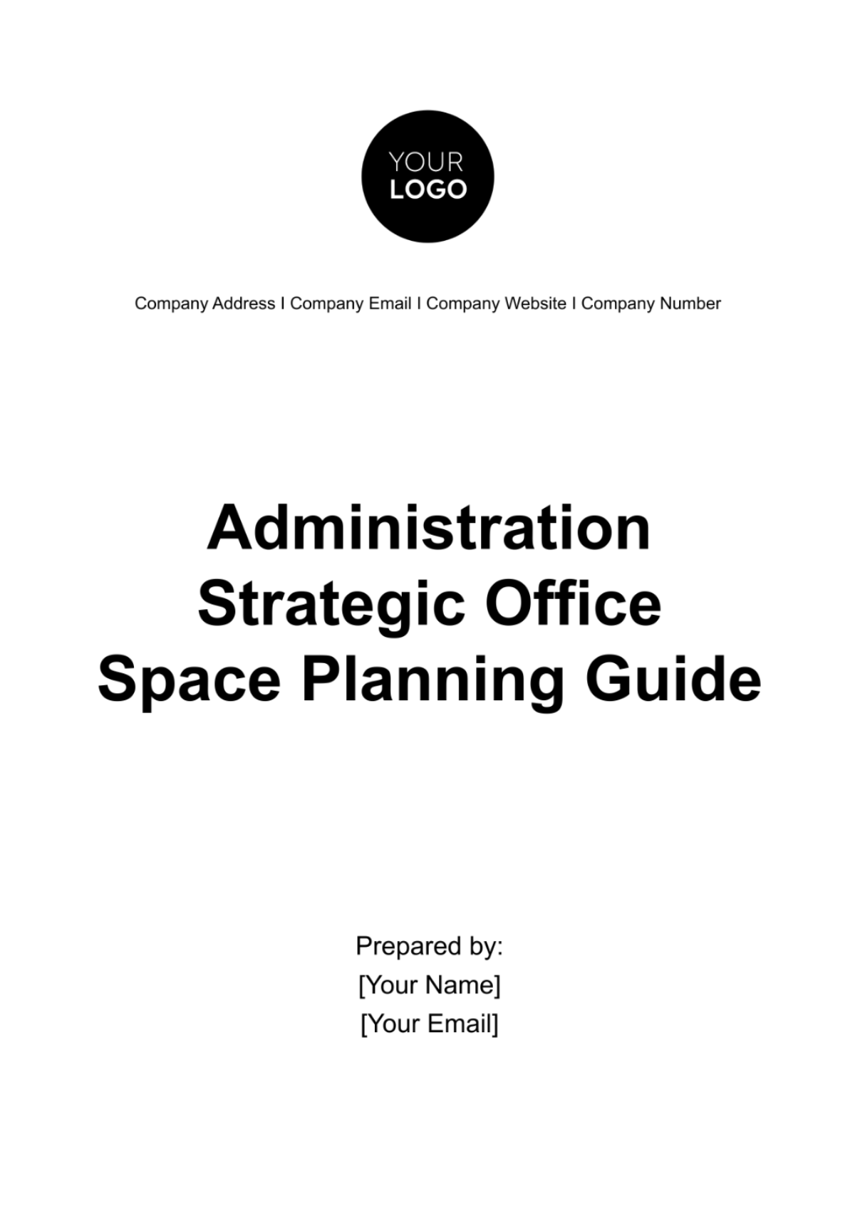 Administration Strategic Office Space Planning Guide Template