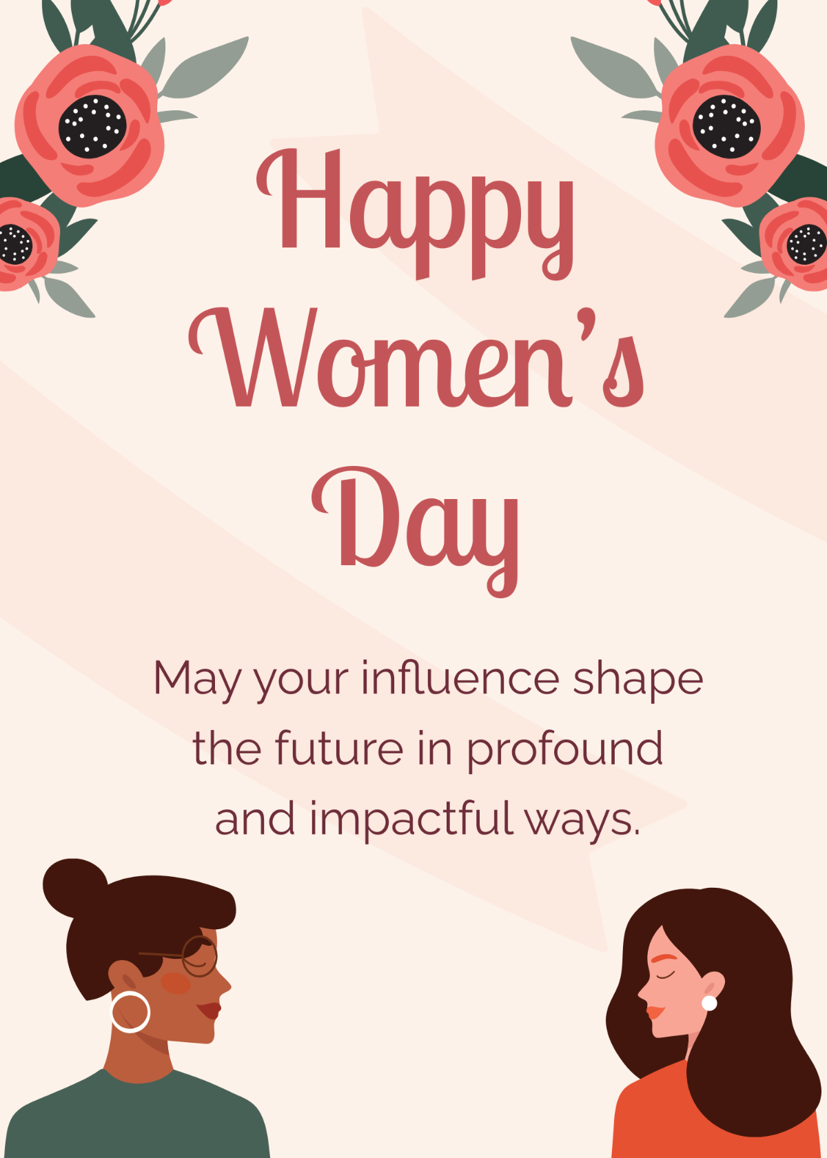 Women's Day 2024 Wishes Template