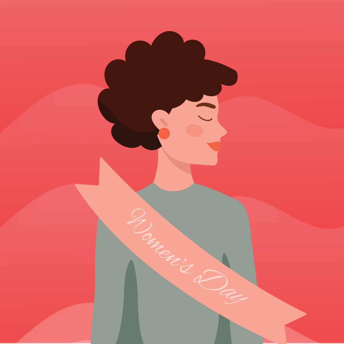 Free Women's Day Vector Template