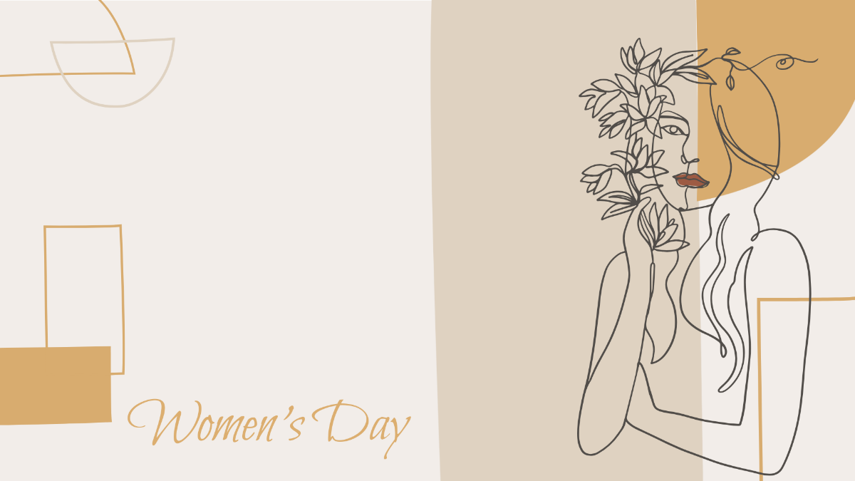 Women's Day Background Template