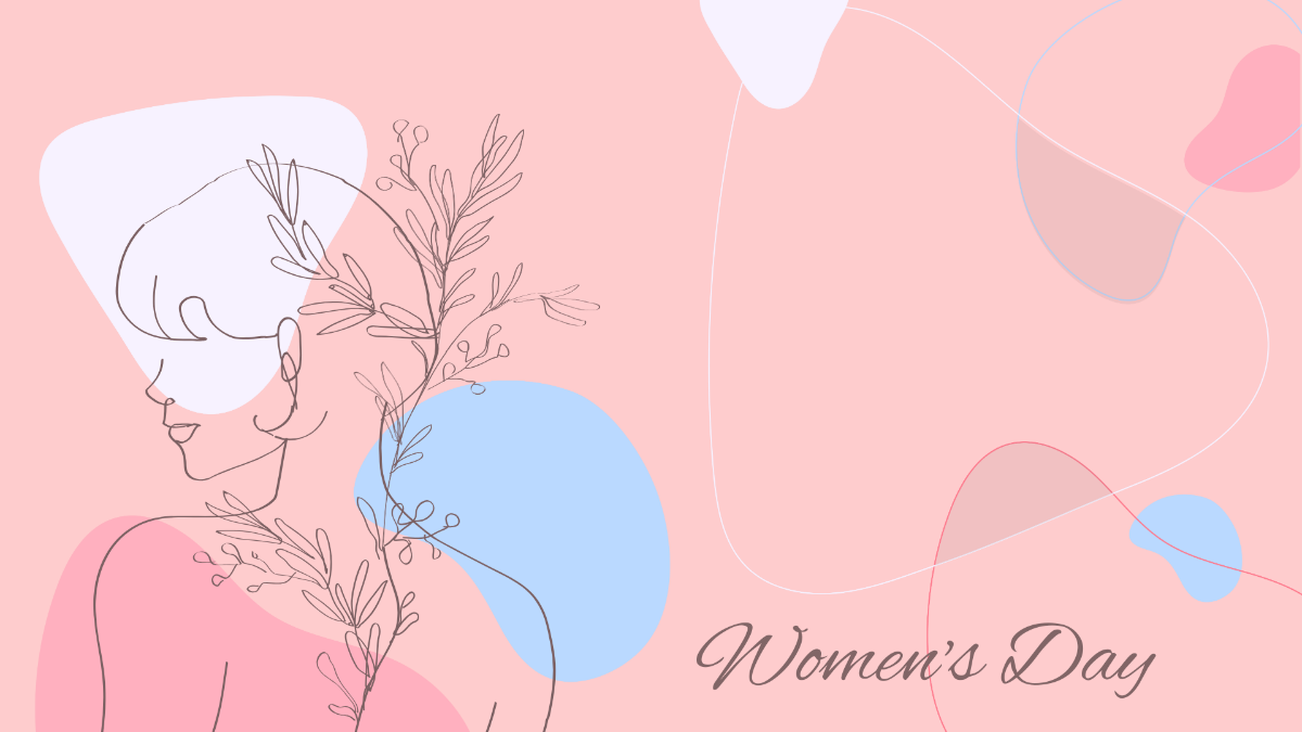 Women's Day Background Banner Template