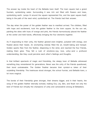 Free Basic Story Template to Edit Online