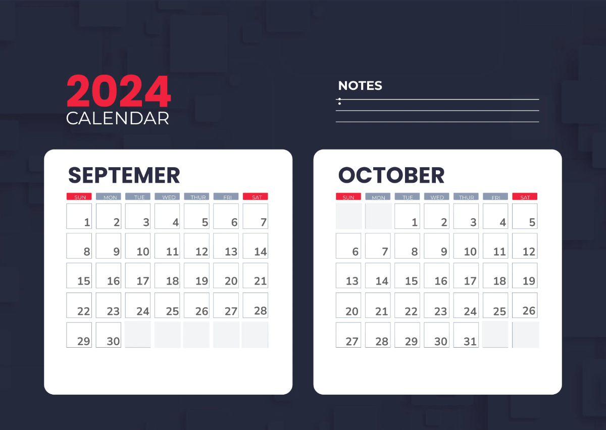 Free 12 Months Calendar Template to Edit Online