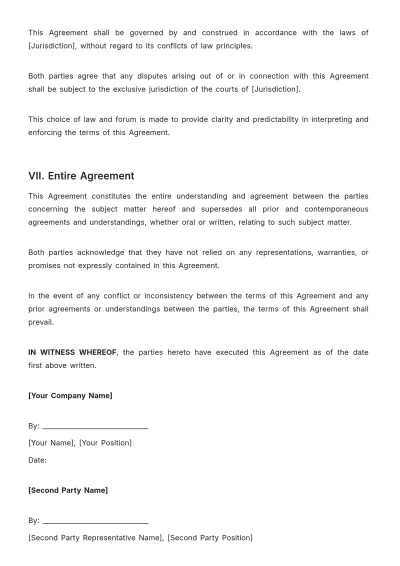 Free Legal Intellectual Property Settlement Agreement Template to Edit Online