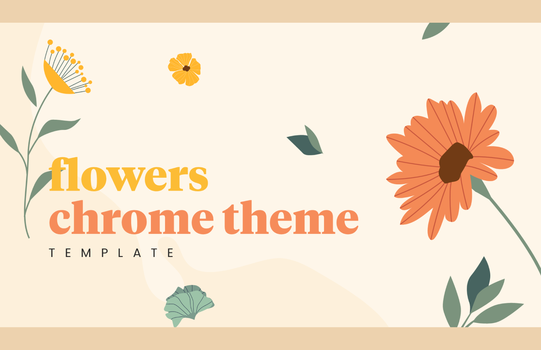 Flowers Chrome Themes Template