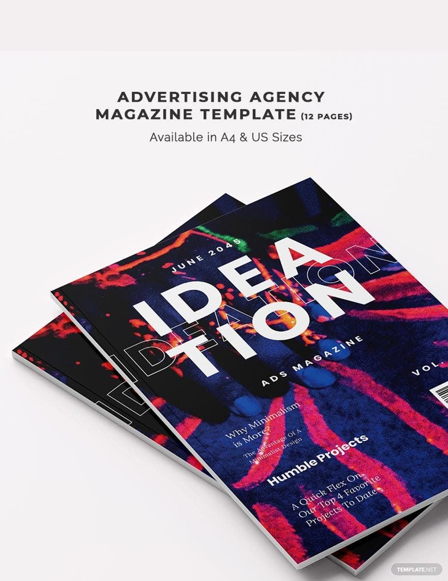 Advertising Agency Magazine Template