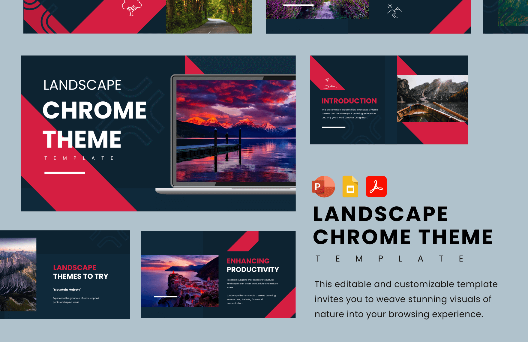 Landscape Chrome Themes Template